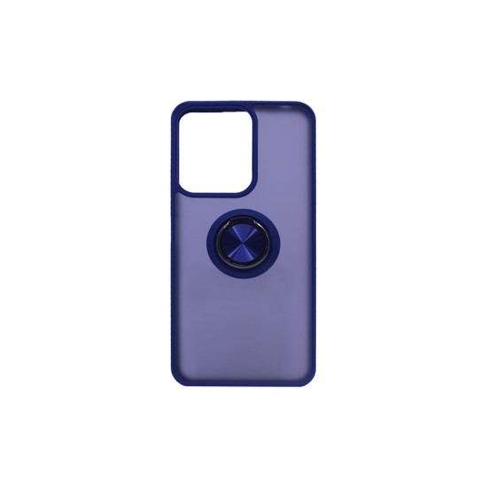 Case with Support Ring for Xiaomi Redmi 13C/Poco C65 Smoked Blue